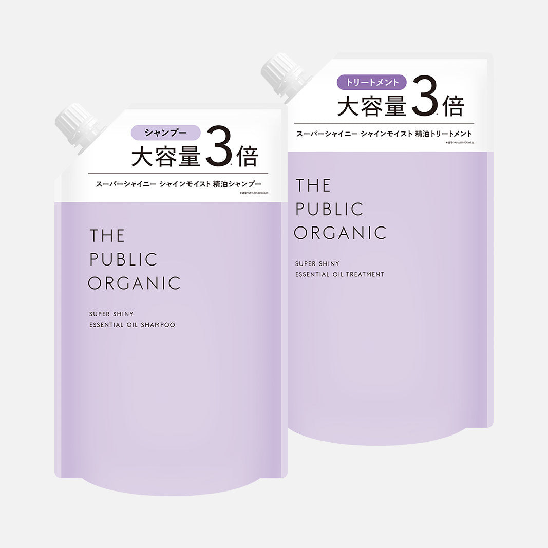 スーパーシャイニー シャンプー&トリートメント 大容量 詰替え SET