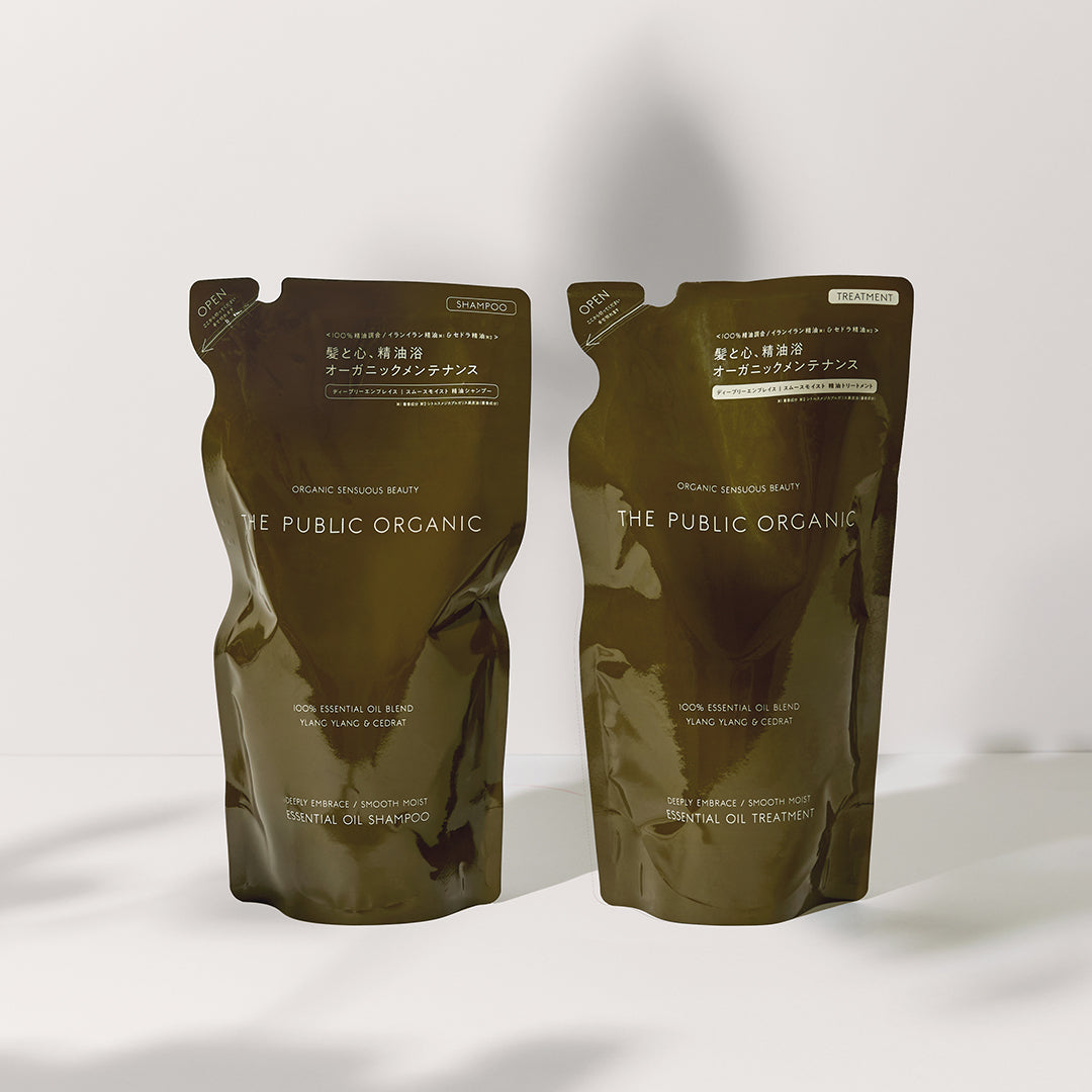 ディープリーエンブレイス 精油シャンプー&トリートメント 詰替えSET