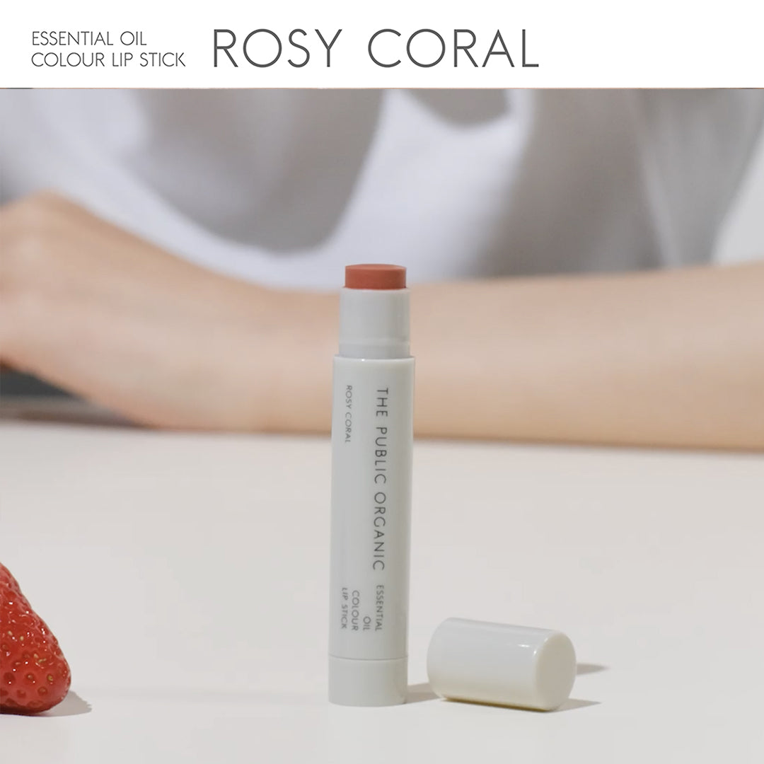 精油カラーリップスティック