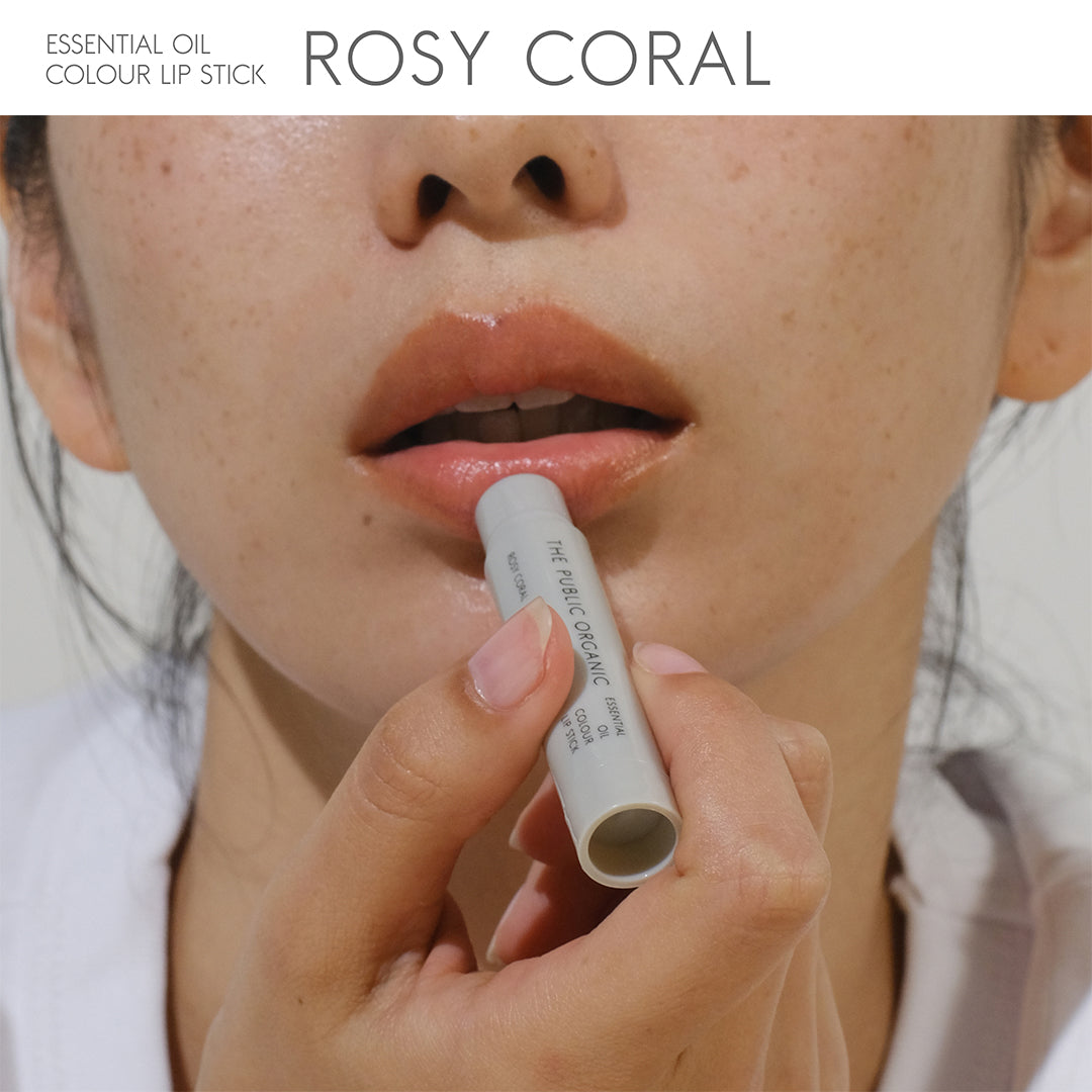 精油カラーリップスティック