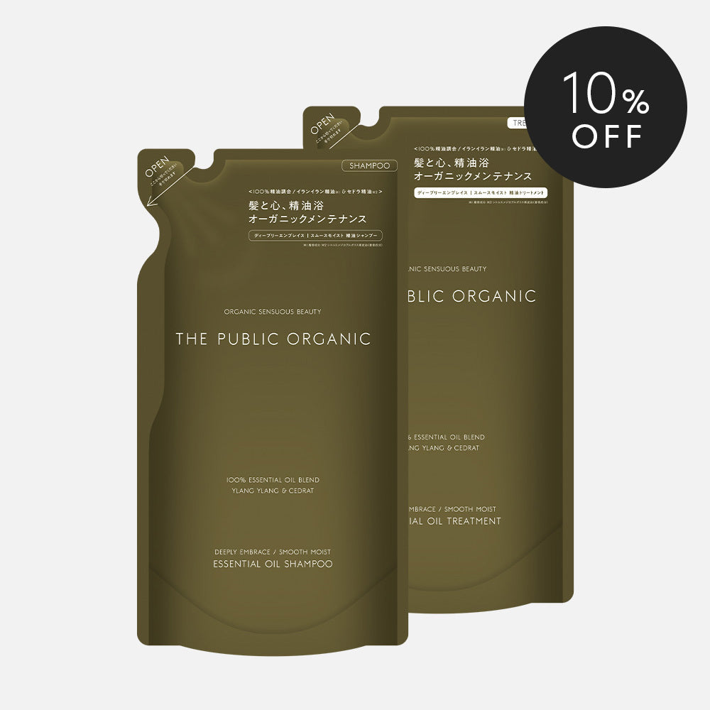 ディープリーエンブレイス 精油シャンプー＆トリートメント 詰替えSET