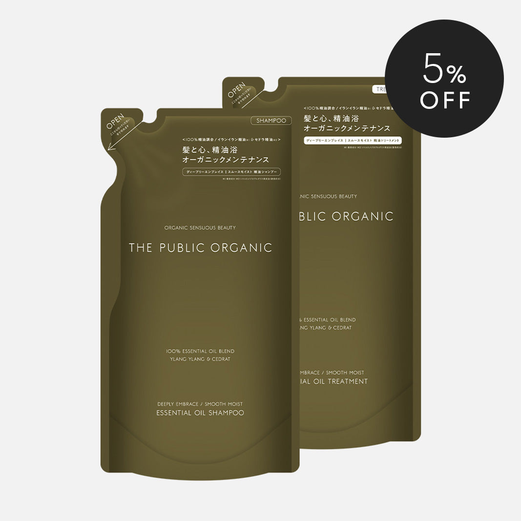 ディープリーエンブレイス 精油シャンプー＆トリートメント 詰替えSET
