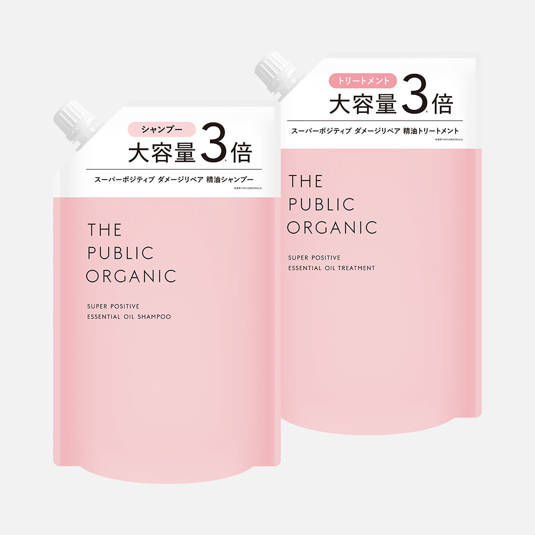 スーパーポジティブ シャンプー&トリートメント 大容量 詰替え SET